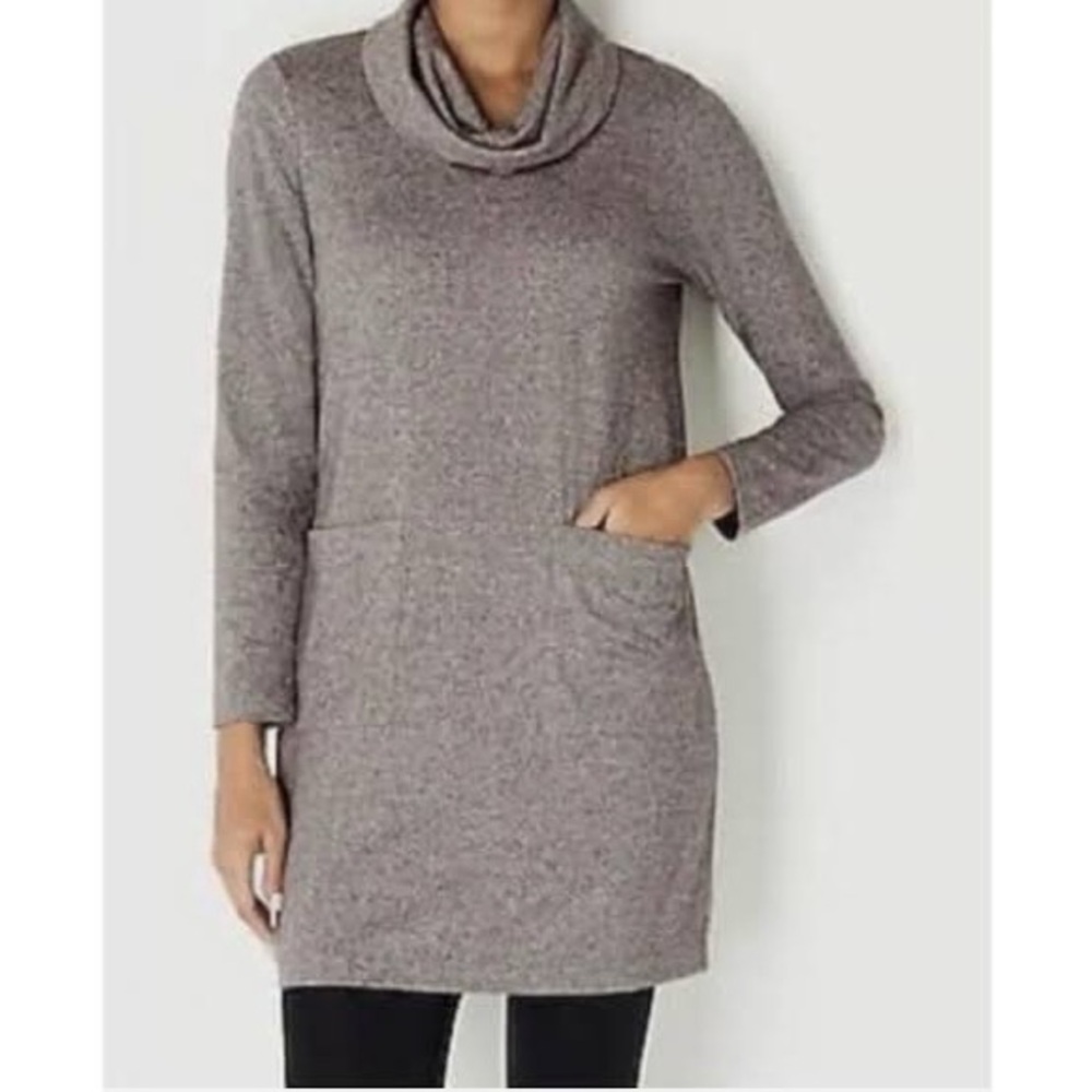 J Jill Cowl Neck Tunic Dress